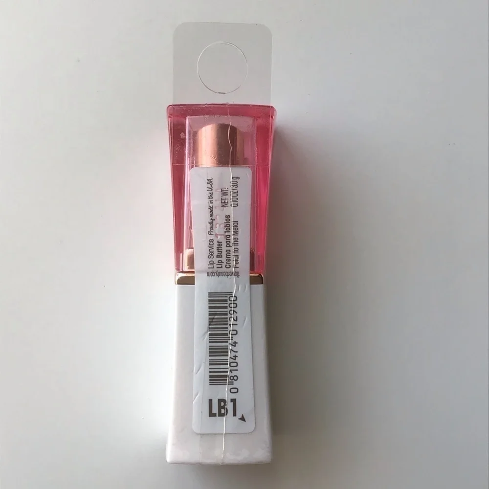 FLOWER Lipstick by Drew NEW Petal to the Metal LB1 Berry Pink Lip Butter Pretty
